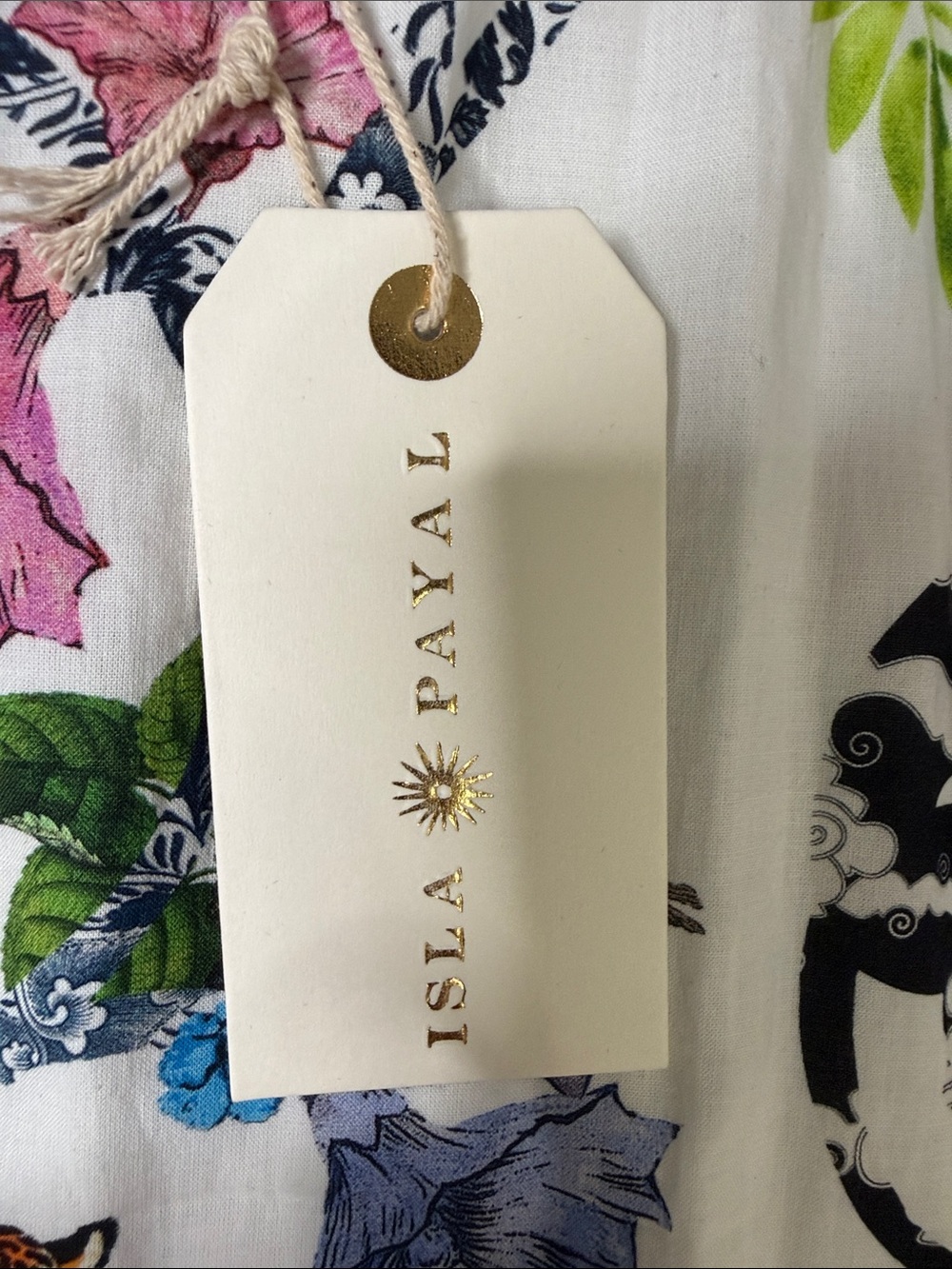 NWT Isla Payal Tropical Floral Maxi Dress floral & Leopard 🐆 XS - Picture 5 of 6